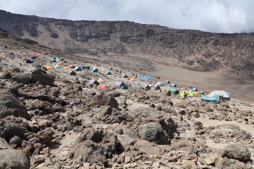 Kilimandjaro guide descente